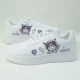 thumbnail image 1 of Zapatos deportivos con estampado de dibujos animados para niña, calzado informal de PU, Kawaii, color blanco, Cinnamoroll Kuromi Hellokittys, regalo de cumpleaños, 1 of 5