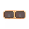 thumbnail image 1 of Estuche de almacenamiento de esponja, caja montada en la pared para baño de Hotel, cepillo extraíble, escurridor, soporte organizador con tapa Juegos de accesorios de baño Rejilla Doble Naranja Inteprter HA066617-04B, 1 of 6