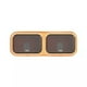 thumbnail image 1 of Estuche de almacenamiento de esponja, caja montada en la pared para baño de Hotel, cepillo extraíble, escurridor, soporte organizador con tapa Juegos de accesorios de baño Rejilla Doble Naranja Naiovety HA066617-04B, 1 of 6