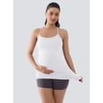 thumbnail image 5 of ANFERRY Maternity Tank Tops for Women Seamless Side Ruched Camisoles with Built in Bra Scoop Neck Y Back Pregnancy Basic Shirt, 5 of 10