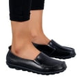 thumbnail image 4 of Caqnni Womens Loafers Flats Shoes Moccasin Penny Loafers Slip On Work Shoes Casual COmfort Ladies Walking Shoes (9,Black), 4 of 7