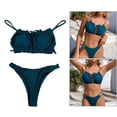 thumbnail image 2 of Bikini de triángulo para mujer Trajes de baño Traje de baño de 2 piezas Bikini Yuyangstore Traje de bikini de mujer, 2 of 8