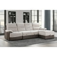 thumbnail image 4 of U3822 BEIGE/BROWN SECTIONAL WITH PO AND USB, 4 of 4