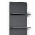thumbnail image 4 of Danya B Space-Saving 6.5"W x 11.75"D Wall Shelves, Black, 4 of 5