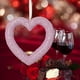 thumbnail image 4 of Corona de corazón Corona de San Valentín Decoración del día de San Valentín Guirnalda de amor romántica Frente Rosa, 4 of 6