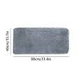 thumbnail image 3 of Solid Color Bath Mats, Universal Soft Thick Bathroom Rugs, Water-Absorbent Non-Slip Machine-Washable Shower Mats, Quick-Dry Dark-Colored Rugs for Toilet Tub Shower Floor, 3 of 8