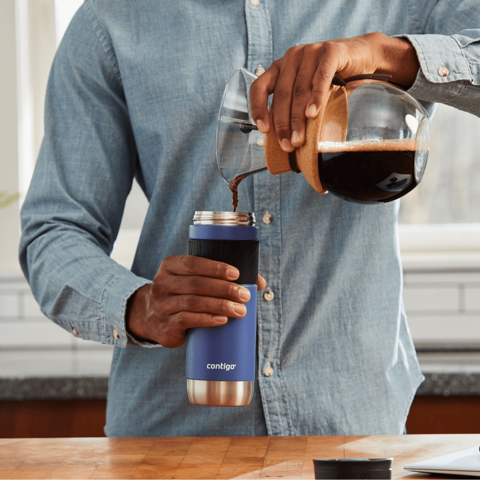Luxe Cold Brew Tea & Coffee Infuser Bottle
