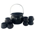 thumbnail image 1 of Birdeem Hallowen 9-Piece Set Black Witch Jar Candy Bucket Candy Jar, 1 of 9