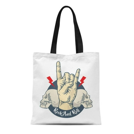 Punk Rock School Girl ASHLEIGH Canvas Bag Resuable Tote Grocery Shopping Bags Rock and Roll Slogan Punk Girl Gang Patches Badges Apparels Tee Graphic Design Tote Bag ()