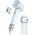thumbnail image 1 of Negative Ionic Hair Dryer with 110,000 RPM Brushless Motor - High-Speed Lightweight Blow Dryer for Travel & Home Use, Fast Drying Low Noise Hair Drier with Smooth Nozzle, Blue, 1 of 7