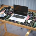 thumbnail image 3 of Long Mouse Pads for Desk,Pioneer Flower Floral Print Pattern Desk Mats on Top Of Desks, Desk Mouse Pad Extra Large with 3mm Non-Slip Base and Stitched Edge for Gaming,Office,Work,Home 35.4"x15.7", 3 of 6