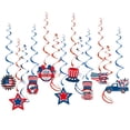 thumbnail image 2 of Patriotic Hanging Swag Decorative Ceiling Ornament For Home Party And Festival Scene Layout, 2 of 6