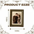thumbnail image 2 of DESIGNICE Vintage Picture Frames,Elegant Layout Small Picture Frames,Decor Extend Photo Frame,9.85"X11.82",Green, 2 of 7
