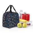 thumbnail image 4 of KLL Function Source Code Print Insulated Lunch Bag Women, Reusable Cute Tote Lunch Box for Adult & Men, Leakproof Cooler Lunch Bags for Work Office Travel Picnic, 4 of 5