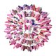 thumbnail image 1 of 200 pegatinas de mariposas para pared, calcomanías de mariposas rústicas hechas a mano. Rosa, 1 of 9