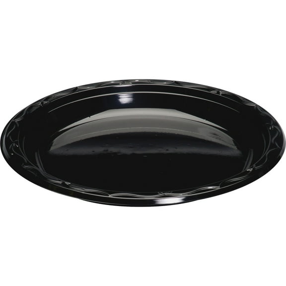 Silhouette Black Plastic Plates