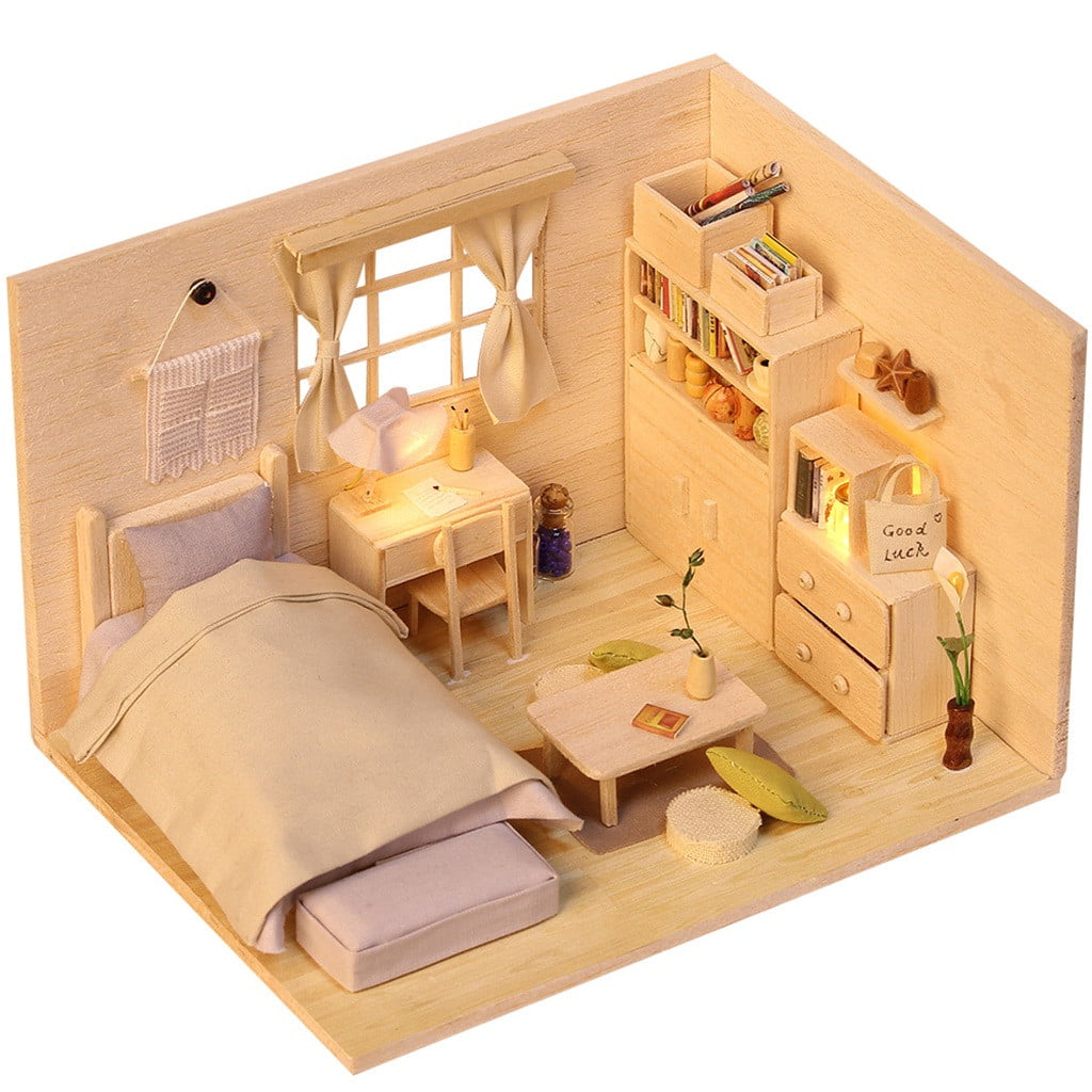 diy miniature dollhouse kit time apartment