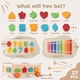 thumbnail image 2 of Set de rompecabezas con números Montessori para xilófono Shape Sorter Jessruly, 2 of 7