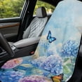 thumbnail image 3 of Xixirimido Colorful Hydrangea Butterfly Print Universal Car Towel Seat Cover for Post Gym Workout Swimming Running Soft Breathable Automotive Front Seat Protector Car Accessories, 3 of 8