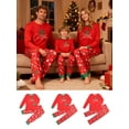 thumbnail image 2 of Deago Christmas Family Matching Pajamas Set Womens Mens Pjs Long Sleeve Holiday Xmas Jammies Sleepwear, 2 of 9