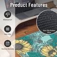 thumbnail image 2 of XMXT Non-Slip Gaming Mouse Pad, Sunflower Seamless Background Mousepad Computer Keyboard Mats Desk Pads Office Decor Accessories, 15.8"x29.5", 2 of 8