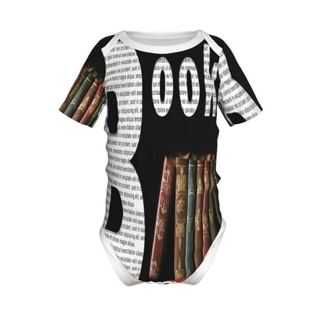 

Gaeub Books1 Print Infant Climbing Onesie Toddler Outfit Newborn Baby Bodysuit Baby Boy Girl Clothes -3 Months