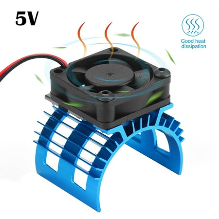 Blue RC Parts Electric Car Brushless Motor Heat Sink Cover Cooling RC