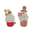 thumbnail image 1 of Fabric Hanging Cupcake Ornament (Asstd) - Set of 4, 1 of 4
