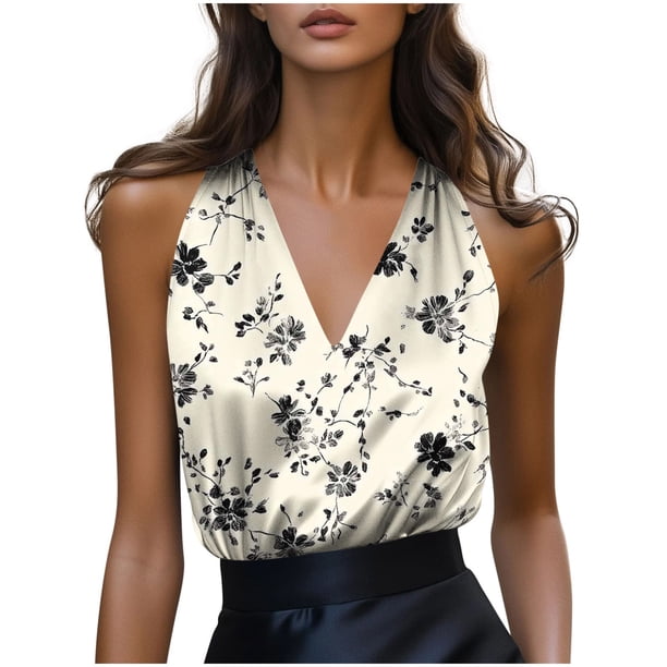 Correa de Espagueti para Mujer Tops de Satén Camisola Cuello Profundo V Correas Delicadas Capa de Vestir de Noche