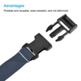 thumbnail image 3 of 1x40 Inch Utility Strap with Buckle Polyester Belt for Packing (Navy Blue, 2 Pack), 3 of 5