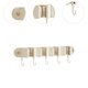 thumbnail image 4 of Soporte para escobas, organizador de escobas y fregonas, antideslizante multiusos para colgar en la pared con ganchos para lavandería, cocina, almacén Beige, 4 of 8