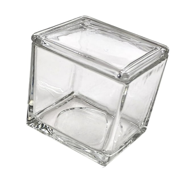 Frasco de tinción de vidrio de laboratorio rectangular Accesorio versátil Profesional con 550 ml
