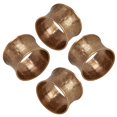thumbnail image 2 of Saro Lifestyle NR988.DG Hammered Napkin Rings - Set of 4, 2 of 3