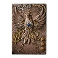 thumbnail image 2 of Herrnalise Embossed Leather Journal Writing Notebook - Antique Handmade Leather Daily Notepad Sketchbook, Travel Diary & Notebooks to Write in, Phoenix Gift For Men & Women, 2 of 5
