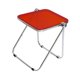 thumbnail image 4 of Pequeña mesa de bandeja de televisión plegable, mesa de café mesa de café pequeño escritorio pequeño mesa plegable para sofá, balcón, patio, espacio Rojo, 4 of 8