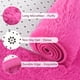 thumbnail image 2 of Alfombra Corrida de Peluche Suave Chicrug Rosa Fucsia 61x152 cm, 2 of 7