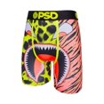 thumbnail image 1 of PSD Men's Wf Neon Cats Red Boxer Briefs, Red, M, 1 of 4