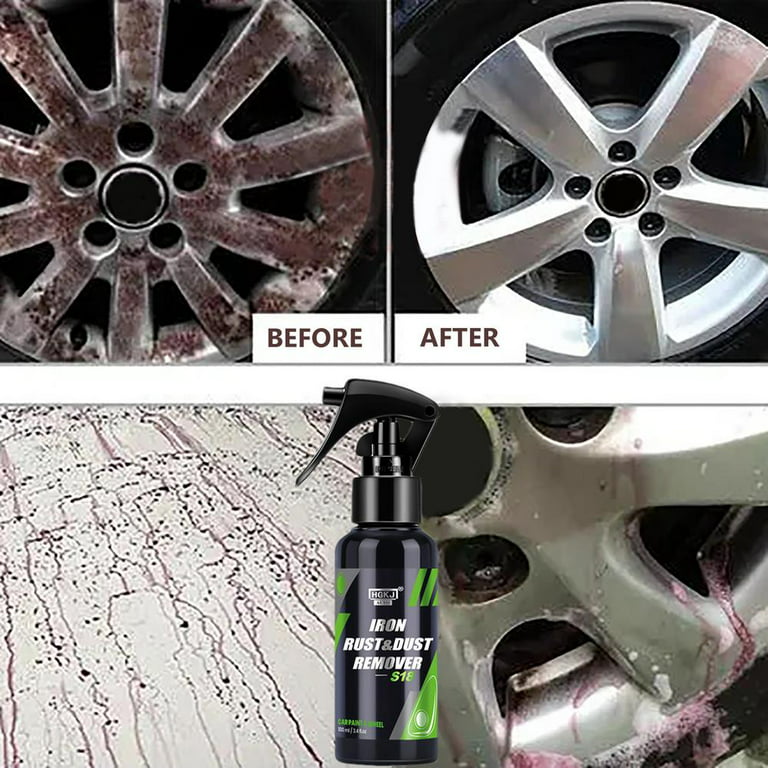 50/100ML Iron Remover Car Detailing, Fallout Rust Remover Spray  Decontamination Kit