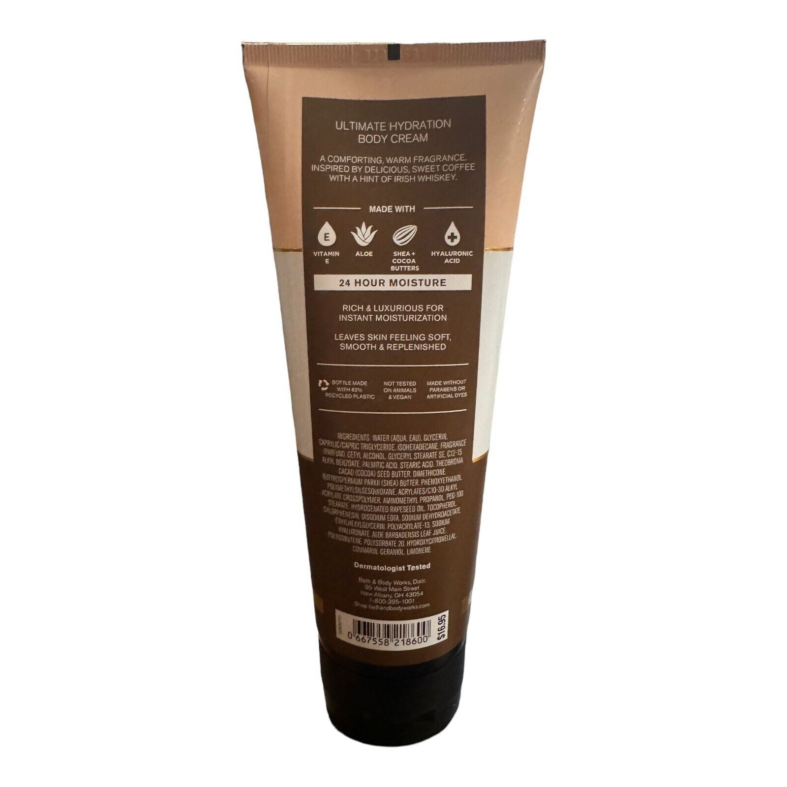Bath & Body Works Body Cream Coffee & Whiskey -Ultimate Hydration with Shea Butter + Hyaluronic Acid