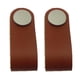 thumbnail image 1 of 2x Manija de material cuero para muebles Manija de extracción de maletero Reemplazo de la correa de la manija del equipaje Soledad Asa de maleta de equipaje, 1 of 9