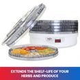 thumbnail image 3 of Total Chef Countertop Food Dehydrator, 5 Tray Dryer for Fruit, Jerky, 3 of 7