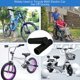 thumbnail image 5 of Puños de bicicleta de 4 piezas, puños de manillar de bicicleta de goma antideslizantes para niños, puños de bicicleta de repuesto especializados, para Beach Cruiser Razor Scooter plegable MTB Triciclo BMX bicicleta de montaña JM JM, 5 of 5