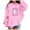 Pink, variant on eileial Girl'S Fashion Hoodie Long Sleeve Soft Sweatshirt Graphic Hoody Kids Cute Pullovers Top Clothes for Girls,Black 3-4 Years