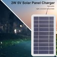 thumbnail image 2 of Wosthever Panel de carga de placa solar Banco de energía Diseño plegable Comodidad Operación simple Teléfono móvil electrónico USB carpas, 2 of 6