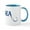 White/Blue Inside, variant on CafePress - CHELSEA Mug - 11 oz Ceramic Mug - Novelty Coffee Tea Cup