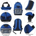 thumbnail image 2 of Class Collections Reinforced Water Resistant School Backpack and Insulated Lunch Bag Set (1 Royal Blue), 2 of 3