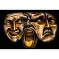thumbnail image 3 of Bolokofsky, Ronald 18x13 Black Modern Framed Museum Art Print Titled - Golden Expressions, 3 of 5