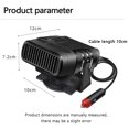 thumbnail image 6 of Car Heater - Portable Car Heater,12V Car Heater,Car Heater Windshield Defroster Demister,Auto Defogger 360° Rotatable Heater, 6 of 7