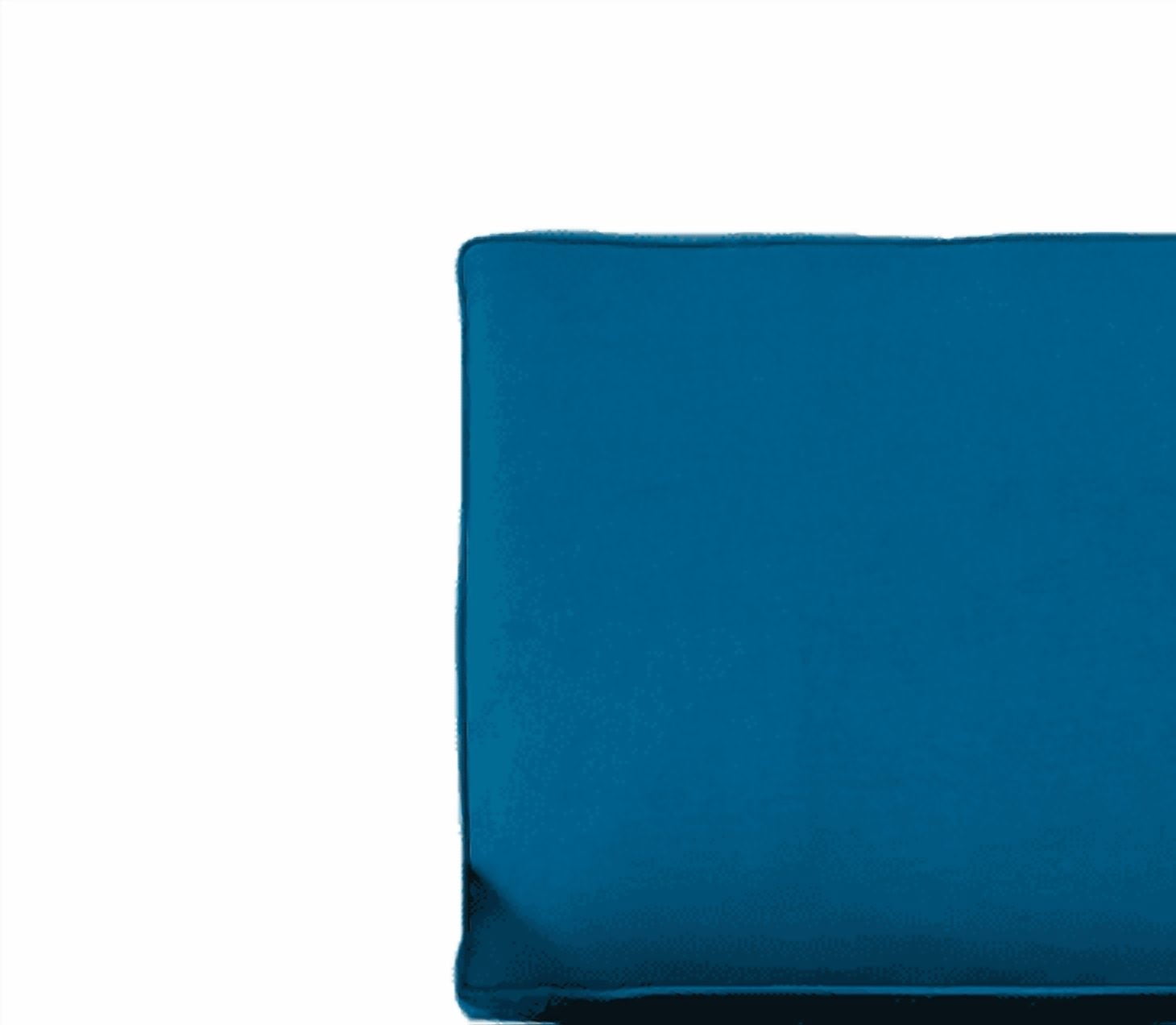 Outdoor Club Chair Replacement Cushion Cover Only, Soft Seat Cover for Patio Garden, Dark Teal