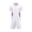 White, variant on Cethrio Boys Activewear Outfit Sets, Football Summer Two Piece Short Sleeve Boys' Clothing Sets White Size 8